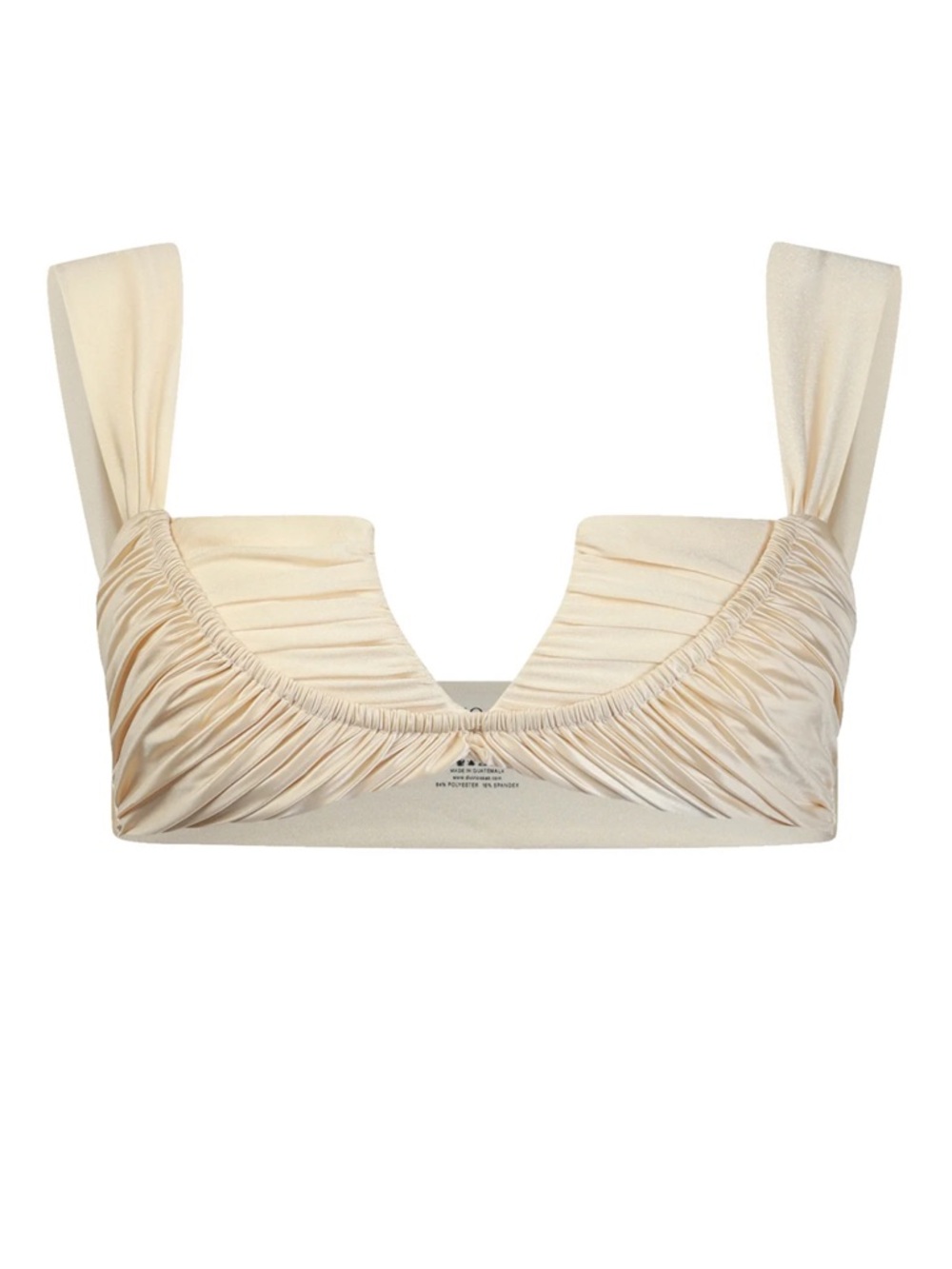 Divino Seas Off White Eclat Bikini Top Size Medium